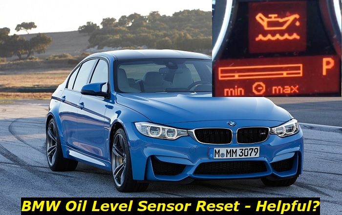 bmw oil level sensor reset